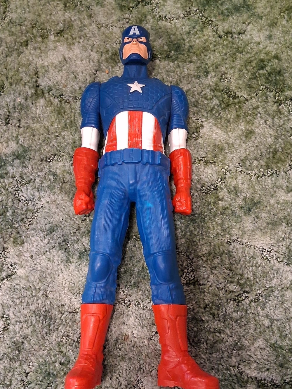 Huge Captain America Style Action Figure
